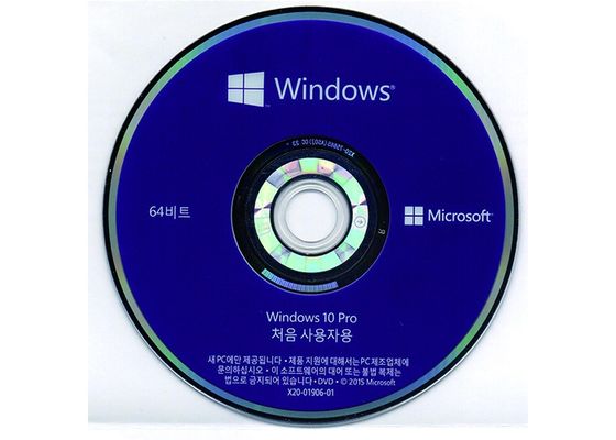 Chine Windows original 10 systèmes véritables d'OS de Dvd de bit du professionnel 64 fournisseur
