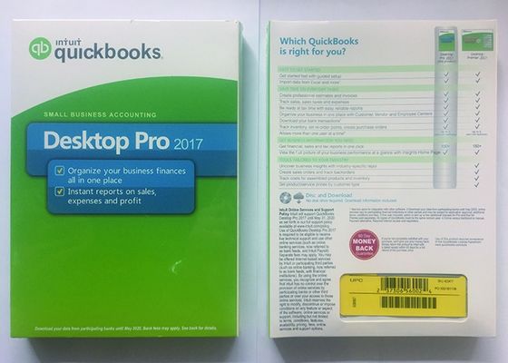Chine Médias 2017 du bureau DVD de QuickBooks de logiciel de comptabilité d'entreprise fournisseur