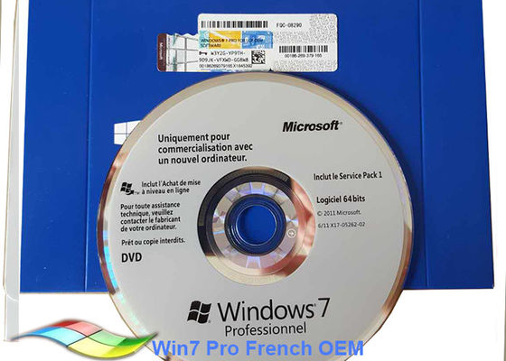 Chine Les pleins systèmes d'OEM 64Bit de Pro Pack de Windows 7 de version en ligne activent fournisseur