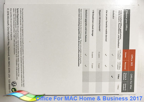 Chine L'Office Home véritable et les affaires 2016 pour le téléchargement de Mac en ligne activent fournisseur