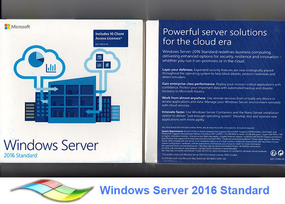 Chine Original multi de Windows Small Business Server 2016 100% de langue de COA X20 fournisseur