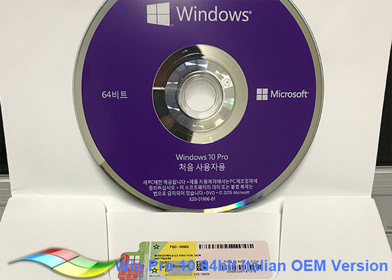 Chine Pro associé de milliseconde d'autocollant d'OEM de la Corée Windows 10/logiciel de Microsoft Windows fournisseur