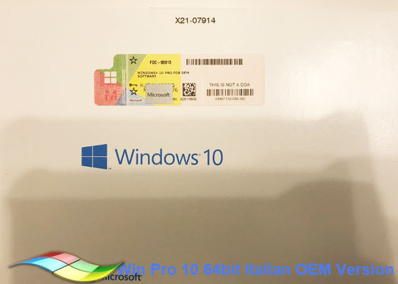 Chine La pleine version Windows 10 pro systèmes de l'autocollant 32bit d'OEM véritables activent fournisseur