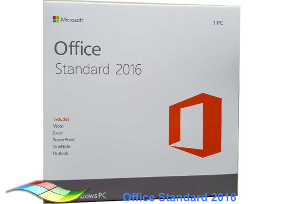 Chine Système d'exploitation de fenêtre de paquet de vente au détail de la norme DVD de Microsoft Office 2016 pour le PC fournisseur