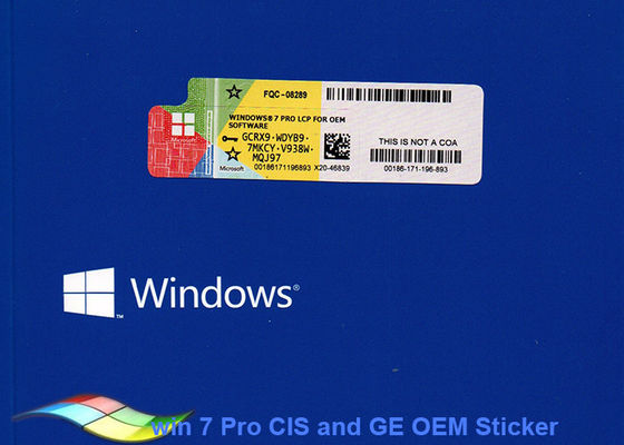 Chine Bit principal du professionnel 64 de Windows 7 de produit pour des PCs de Tablette/la clé produit informatique fournisseur