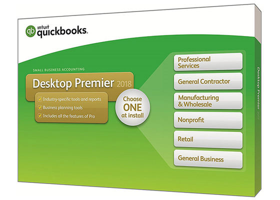 Chine Premier ministre de bureau original de Quickbooks Intuit 2017 avec le logiciel de comptabilité de Quickbooks d'édition d'industrie fournisseur
