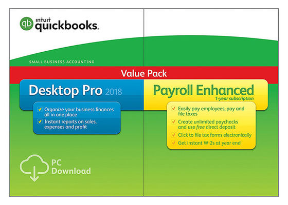 Chine Quickbooks pro 2017 avec le système de comptabilité de feuille de paie fournisseur