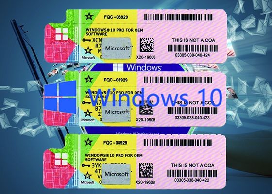 Chine Langue multi de produit de Windows 10 de clé de systèmes véritables du logiciel 64BIT, Windows 10 pro Keycode fournisseur