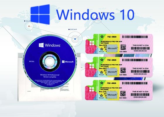 Chine Pro clé véritable de produit de Windows 10, code principal d'activation en ligne au détail de permis fournisseur