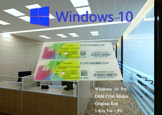 Chine Pro clé d'entreprise de clé de produit de Windows 10, activation 64bit en ligne fournisseur