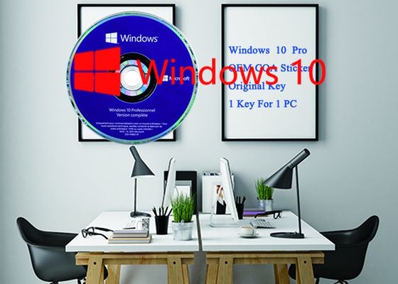 Chine Microsoft gagnent le pro autocollant 64bit de logiciel de clé du produit 10 l'activation principale de DVD + d'OEM en ligne, Microsoft Windows 10 pro DVD fournisseur