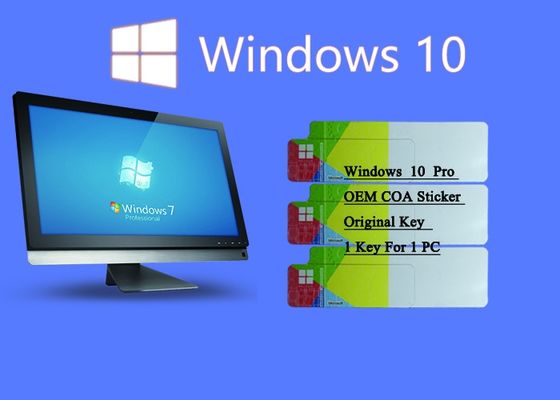 Chine Autocollant de COA de Windows 10 d'original de 100% le pro en ligne activent COA X20 de FQC personnalisable fournisseur