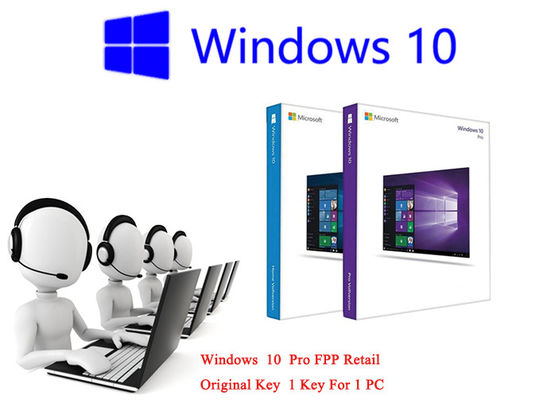 Chine Windows 10 affaires à la maison de FPP à 32 bits/clé originale boîte au détail 64-bit pour l'ordinateur fournisseur