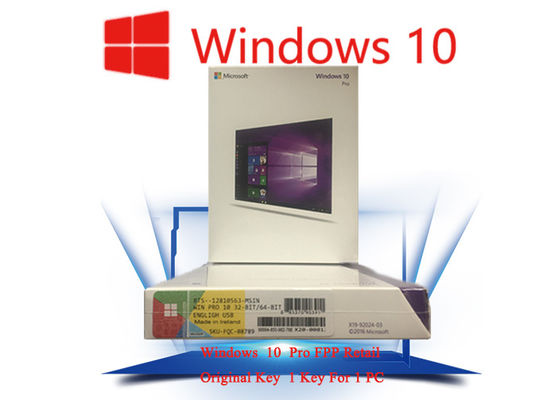 Chine Logiciel véritable FQC personnalisable Windows 10 FPP de paquet original de 100% fournisseur