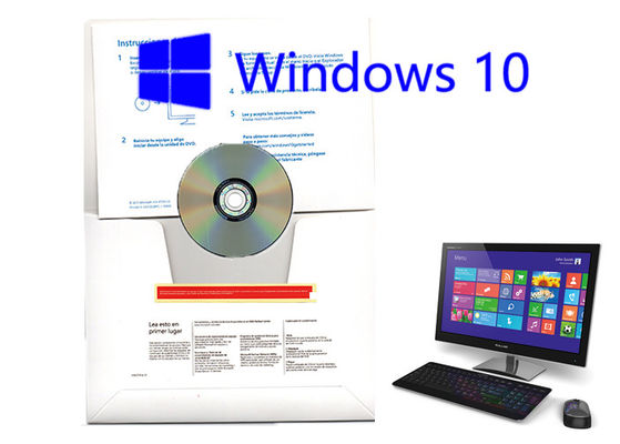 Chine Professionnel principal de pro d'OEM de Windows 10 de logiciel bit de l'autocollant 64 avec l'Espagnol de version d'OEM fournisseur