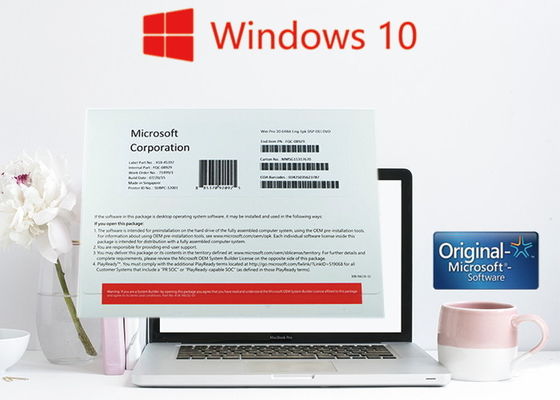 Chine Autocollant de pro OEM d'autocollant de Windows/Windows 10 pro aucune limitation de langue fournisseur