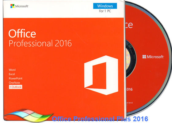 Chine Bureau original 2016 FPP professionnel, professionnel de Microsoft Office plus DVD 2016 fournisseur