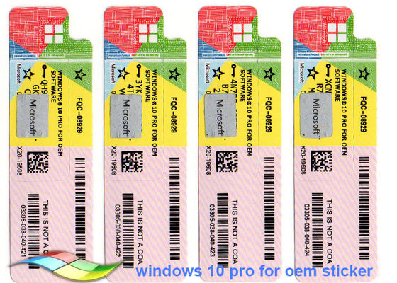 Chine Pro pleine clé de Coa de Windows 10 de version de Coa 64Bit de Microsoft Windows 10 véritables fournisseur