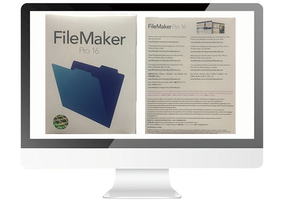 Chine La pleine version Filemaker pro pour le Mac/boîte au détail V16 de victoire en ligne activent fournisseur