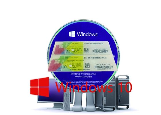 Chine 100% publications périodiques fonctionnantes verrouillent le bit de la clé 64 de produit de Windows 10 que la pleine version en ligne activent, pro autocollant de Coa de Windows 10 fournisseur