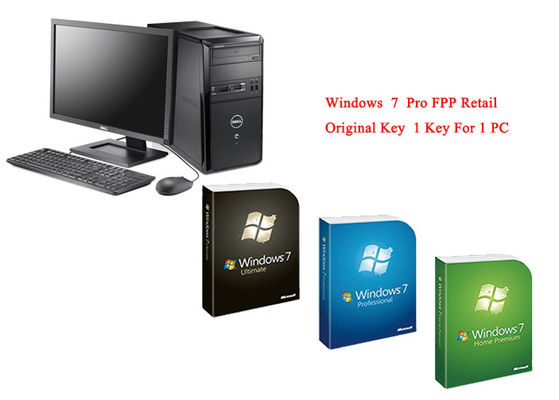Chine Le Pro Pack de Microsoft Windows 7 en ligne activent FQC personnalisable FPP véritable au détail fournisseur