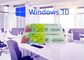 Activation en ligne Windows 10 de pro autocollant véritable de COA d'OS facultatif de langue 64bit/32bit 100% fournisseur